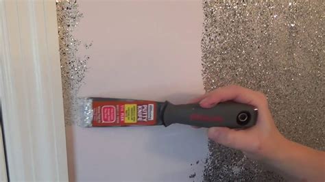 Now we're not suggesting that you go completely bold. DIY glitter walls - YouTube