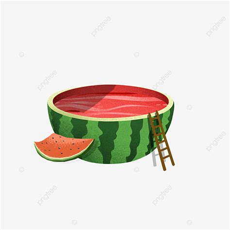 Creative Watermelon PNG Picture, Creative Watermelon Element Design