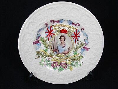 Vintage Queen Elizabeth Ii Th Anniversary Plate Picclick
