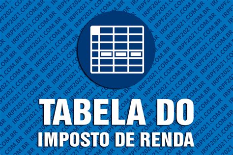 Tabela Imposto De Renda Al Quotas C Lculo