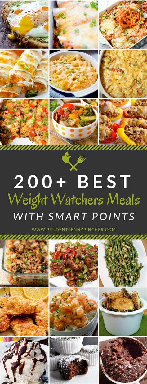 200 best weight watchers meals with smart points prudent penny pincher