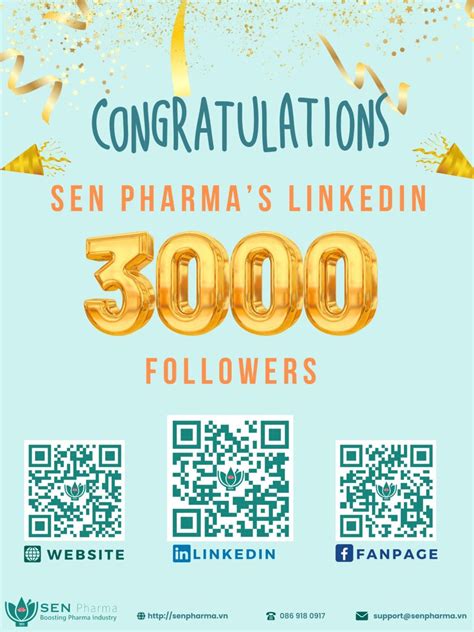 Sen Pharma S Linkedin Reaches Followers Sen Pharma