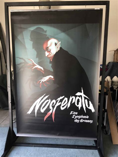 Nosferatu Ft Classic Monsters Vinyl Movie Poster Gory Girl