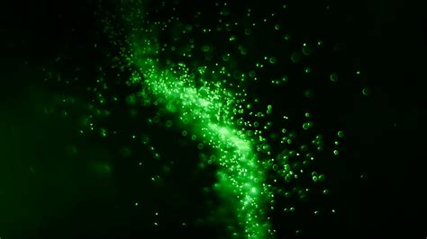 Green Particles Glitter Background Motion Background 0031 Sbv