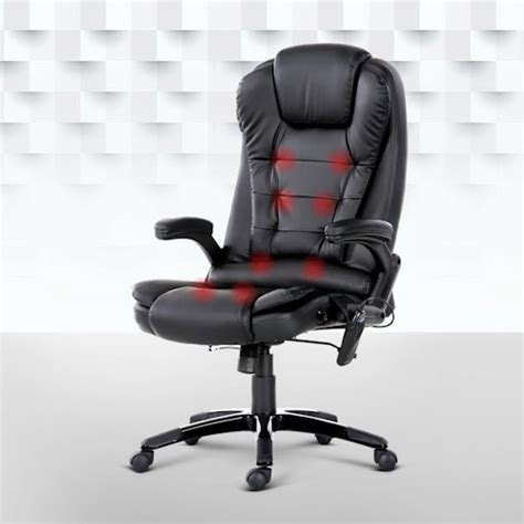 Buy Artiss 8 Point Pu Leather Massage Office Chair At Barbeques Galore
