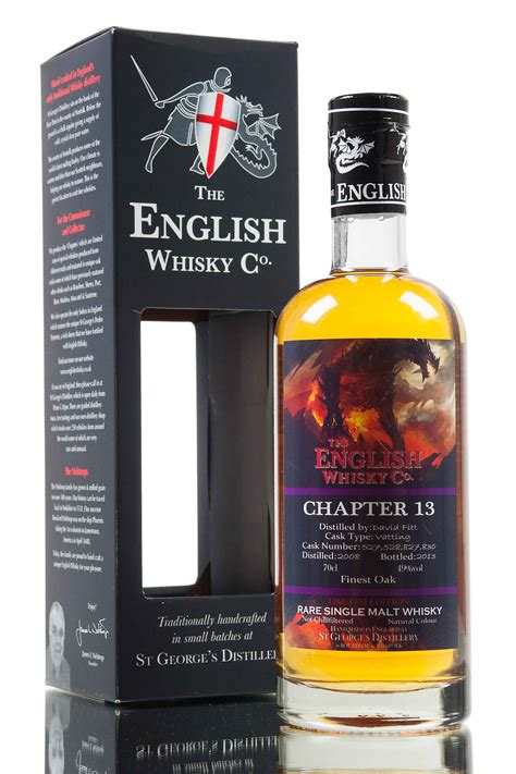 English Whisky Co Chapter 13 Lightly Peated — Abbey Whisky