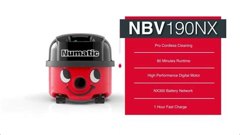 Numatic Nbv190nx Cordless Vacuum Youtube