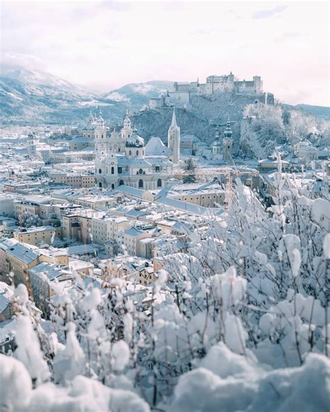 Salzburg Austria In The Winter Winter Landscape Photography Winter