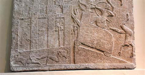 Babylonian City Under Assyrian Siege Illustration World History
