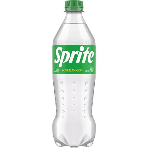 Sprite Lemonade Soft Drink Bottle 600ml Woolworths