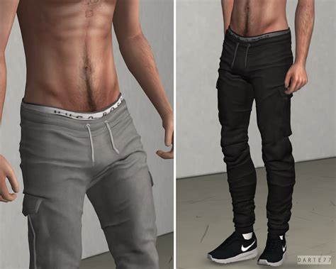 Slim Fit Joggers Sims Men Clothing Sims Male Clothes Sims