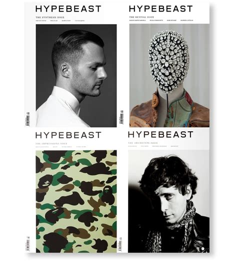 Hypebeast Magazine Hypebeast Magazine Pack Issues 1 4 Hbx