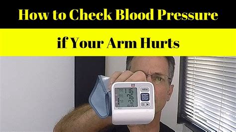 How To Check Blood Pressure If Your Arm Hurts Youtube