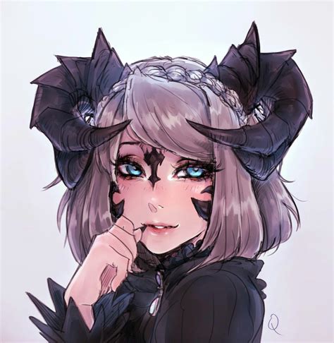 Cute Hoodie Anime Devil Girl
