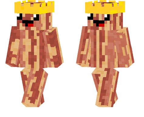 Derpy Bacon With A Crown Minecraft Pe Skins