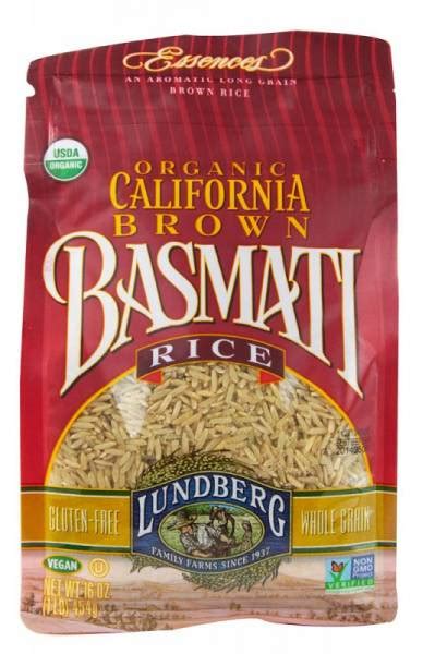 Lundberg Farms Organic California Brown Basmati Rice 1 Lb 6 Pack