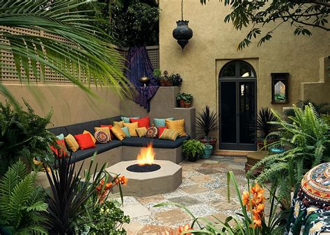 {set of 2} moroccan solar lanterns outdoor waterproof octahedral bohemian design landscape solar lights for garden yard pathway patio tree table (bronze) 4.4 out of 5 stars 72 $36.99 $ 36. Exotic Moroccan Patios Add Color And Excitement To Your ...