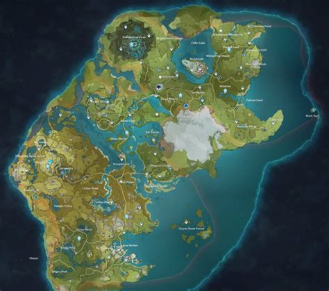 Mapa Completo De Genshin Impact Con Todas Las Localizaciones Images