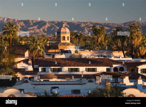 USA, California, Palm Springs, Uptown District from North Indian Canyon