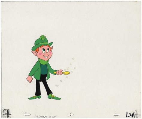 Howard Lowery Online Auction Lucky Charms Commercial Animation Cels In Sequence Of Lucky The