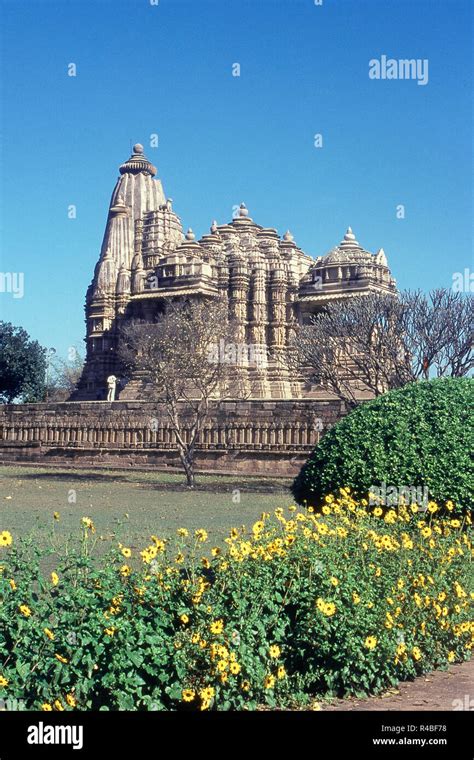 Structure Of Chitragupta Temple Khajuraho Madhya Pradesh India Asia