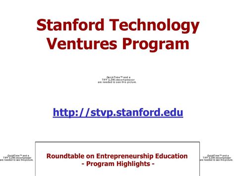 Stanford Technology Ventures Program Ppt Download