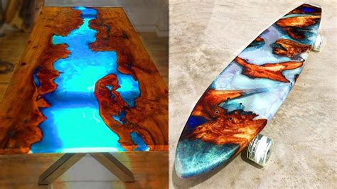 Woodworker based in portland, oregon. Amazing Epoxy Wood Resin Tables and Skateboards ! Awesome ...