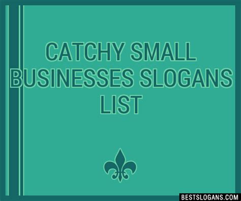 100 Catchy Small Businesses Slogans 2024 Generator Phrases And Taglines