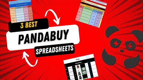 Rating The Top 3 Pandabuy Spreadsheets Youtube