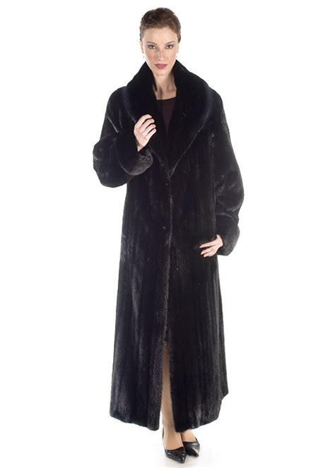 Classic Shawl Female Ranch Mink Fur Coat Madison Avenue Mall Furs