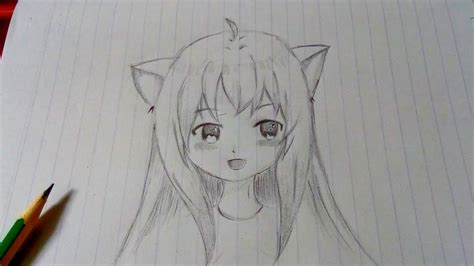 สอนวาดอนิเมะผู้หญิงง่าย ๆ สาวหูเเมว How To Draw Anime Girl Ep93