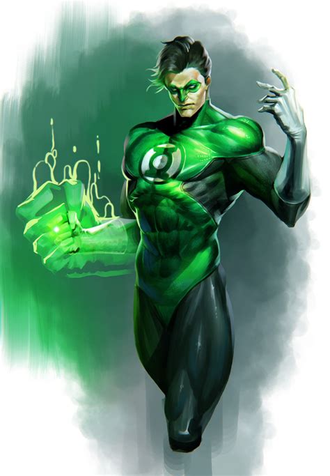 Green Lantern Fan Art 재문 윤 Green Lantern Comics Green Lantern