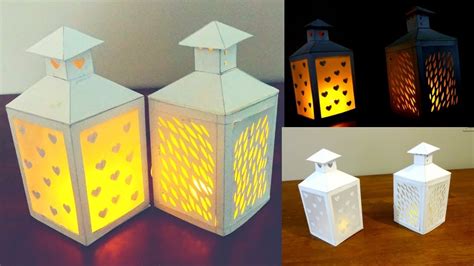 Paper Lantern / Diwali DIY /free Lantern Template - YouTube