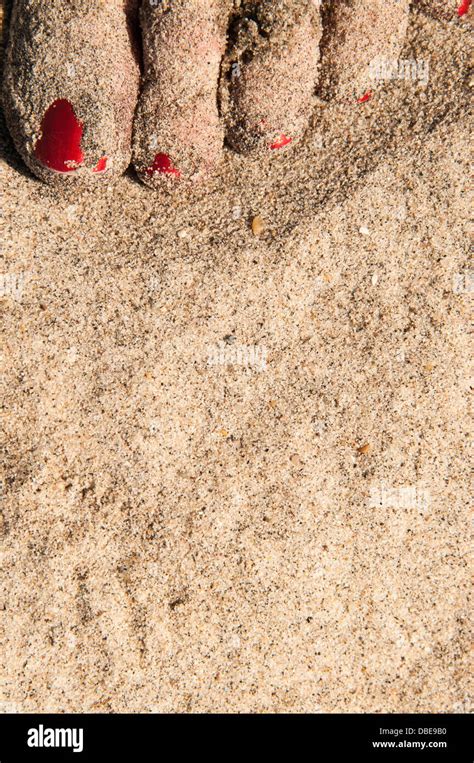Woman Toes In Sand Hi Res Stock Photography And Images Alamy
