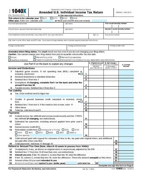 Irs Fillable Form 1040x The New 1040 Form For 2018 H R Block Start