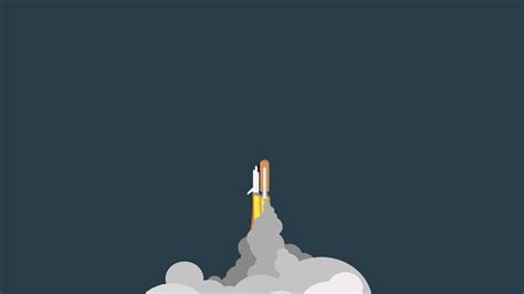 Space Rockets Minimalism Wallpapers Hd Desktop And Mobile Backgrounds