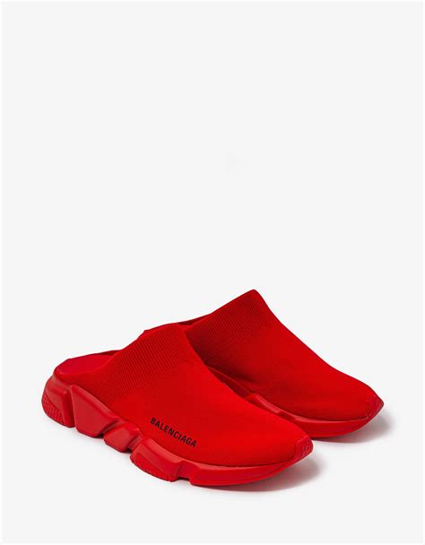 Balenciaga Red Speed Mule Grailed