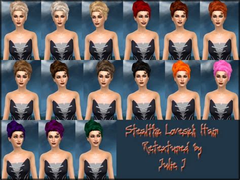 Stealthic Lovesick Hair Retextured At Julietoon Julie J Sims 4 Updates