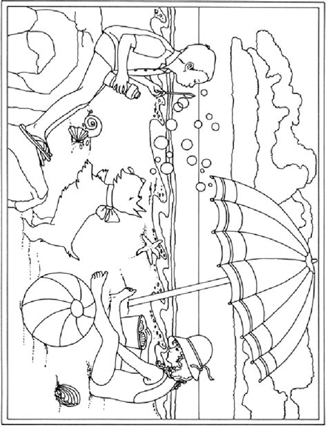 Vacation 999 Coloring Pages Beach Coloring Pages Summer Coloring