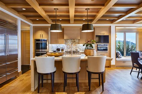 Bluff Overlook Transitional Kitchen Seattle By Aome Architects