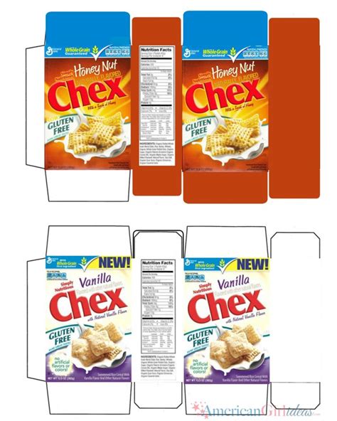 Cereal name, tagline, company name, cover image, information on the aside from the digital template in google drawing, i also created a printable pdf version if the teacher would rather his/her kids use crayons, markers. American Girl Cereal Boxes • American Girl Ideas | American Girl Ideas