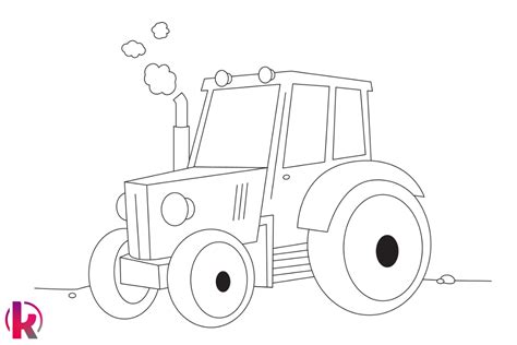 Malvorlage Traktor
