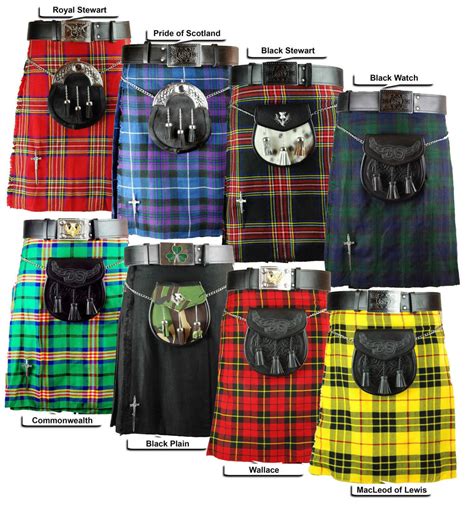 Irish National Tartan Kilt Traditional Highland Irish National Deluxe