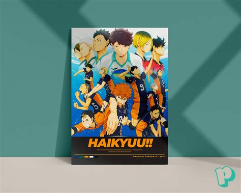 Haikyuu Anime Movie Poster Print Minimalist Wall Art Etsy