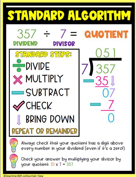 District Unit Dividing Whole Numbers And Decimals