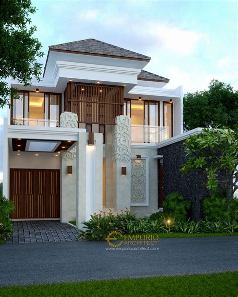 Rumah pada lebar 3 meter kali ini. 10 Desain Rumah 2 Dan 3 Lantai Terbaik Style Villa Bali ...