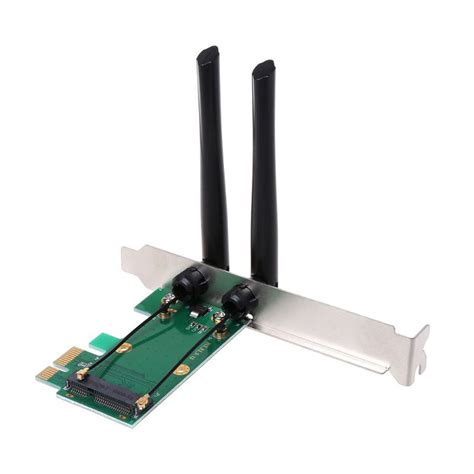 Wireless Network Card Wifi Mini Pci E Express To Pci E Adapter 2