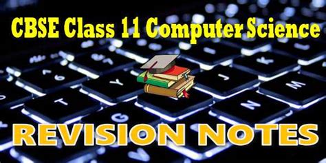 You can learn all the details about the course structure and. Computer Fundamentals class 11 Notes Computer Science ...