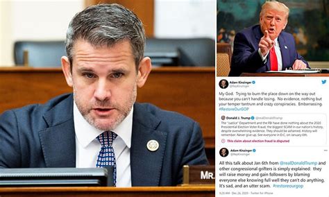 Representative for illinois's 16th congressional district. Republican congressman Adam Kinzinger says Trump 'is ...