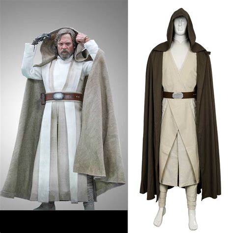 Men Adult Star Wars Luke Skywalker Jedi Cosplay Costume Custom Made